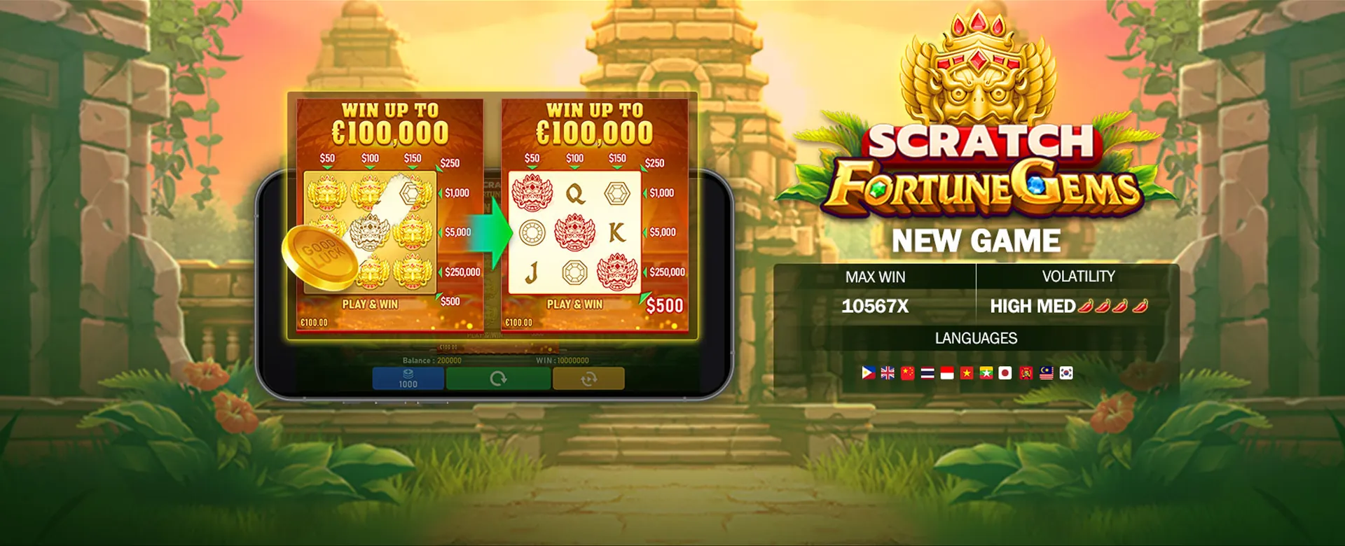 8K8 winning strategies with golden chips and cards